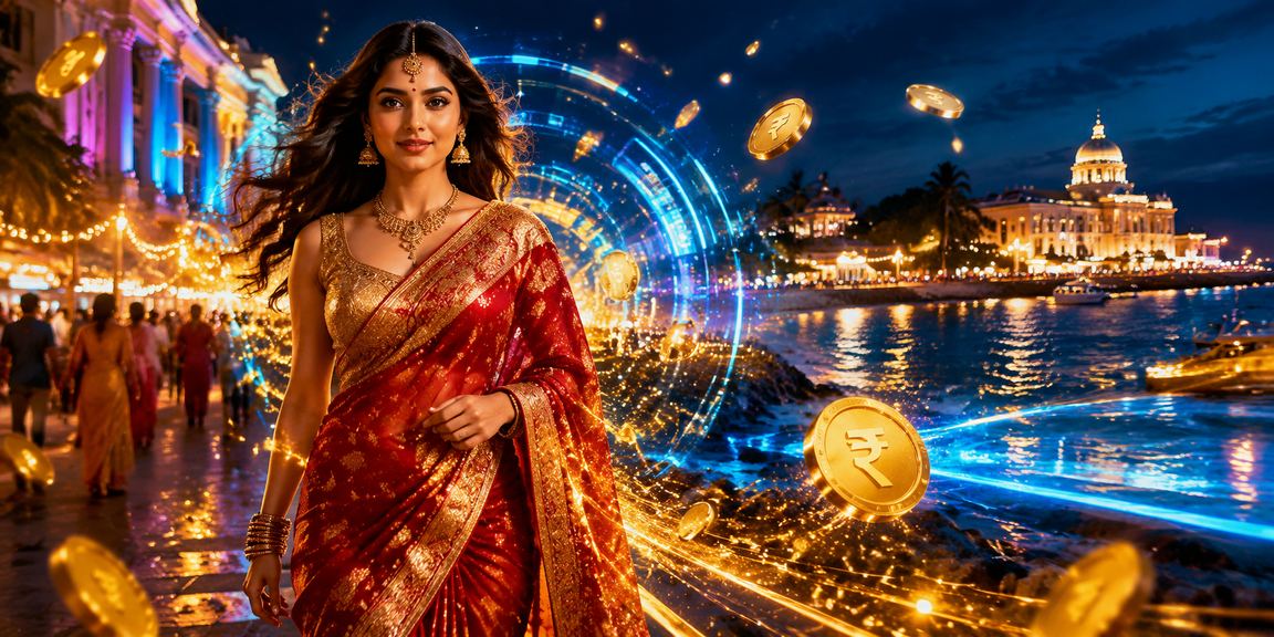Mobile user making a casino deposit through UPI payment app